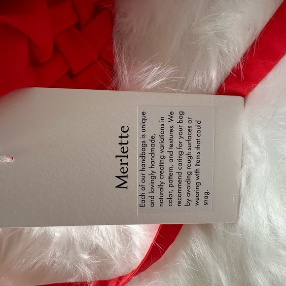 Merlette Red Mini Bag - Picture 5 of 6